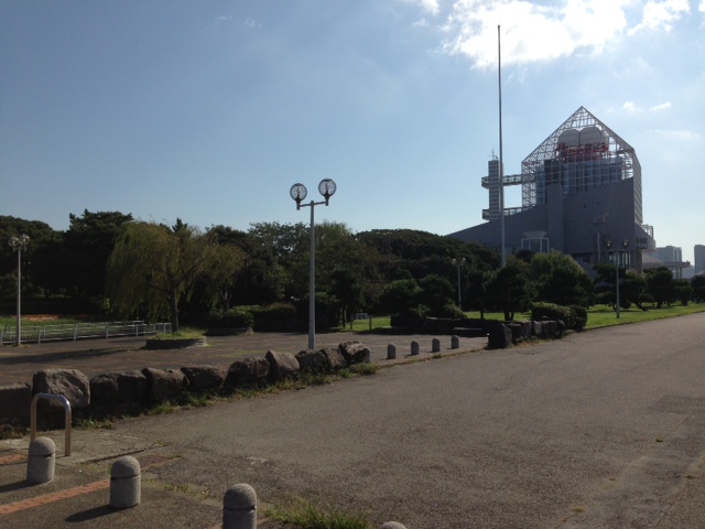 晴海ふ頭公園内